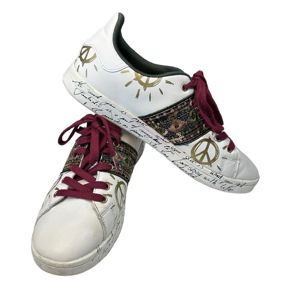 Desigual Cosmic Exotic Women's Sneakers Size 10 - Picture 1 of 7
